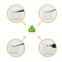 Прочный настенный разъем крышка детская защита от удара током Защитная крышка Детская безопасность домашняя Защита Крышка для США штекер