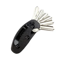 Многофункциональный органайзер для ключей на открытом воздухе, Карманный держатель для ключей, инструмент для EDC, портативный складной брелок, алюминиевый брелок для ключей