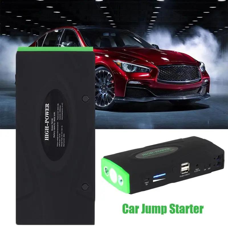 1PC Portable Emergency Car Jump Starter 12V Portable Power Pack Auto Battery Booster 1PC Portable Emergency Car Jump Starter 12V Portable Power Pack Auto Battery Booster