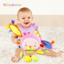 Buy Baby Appease Toys Ring Bell Squeaky Sound Educational Toys Soft Plush Rattles Mobiles Toys For Girls Christmas Gift Free Shipping