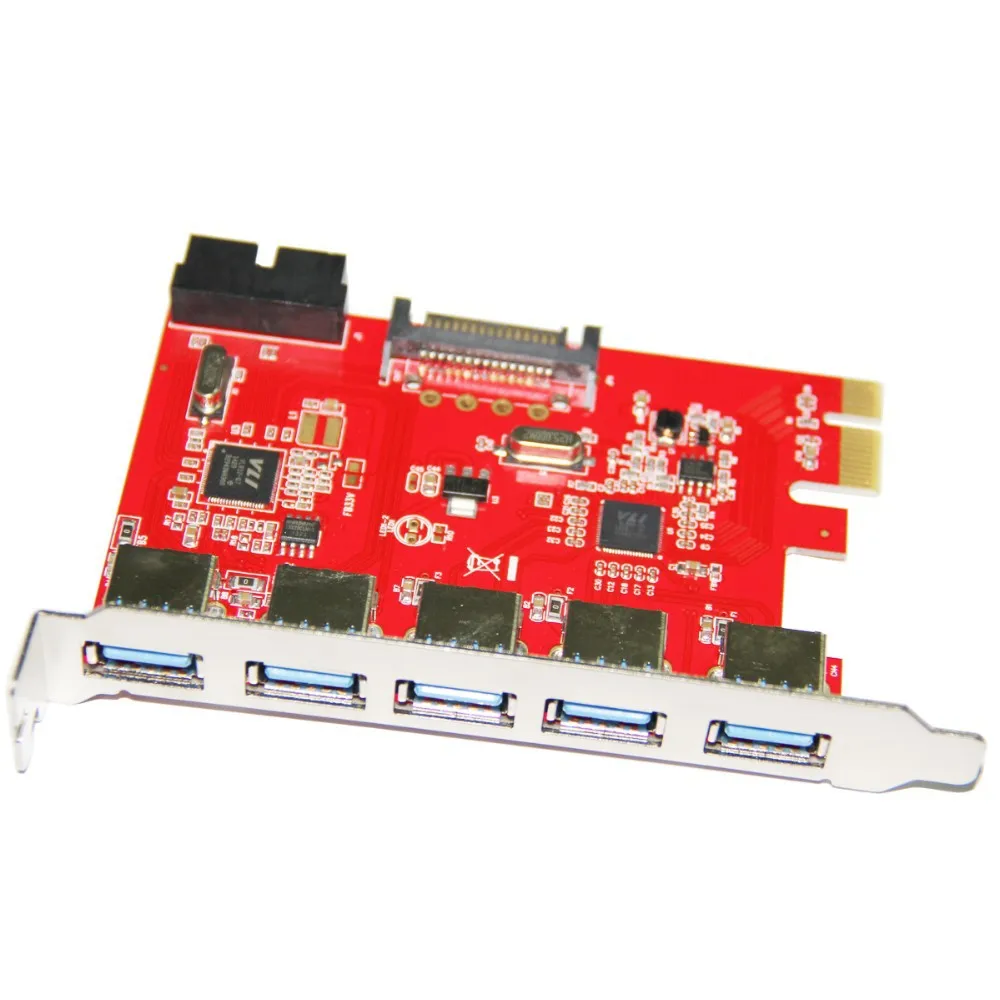 Ltu3-51P PCI-E A-port Usb 3,0+ 20 Pin Плата расширения