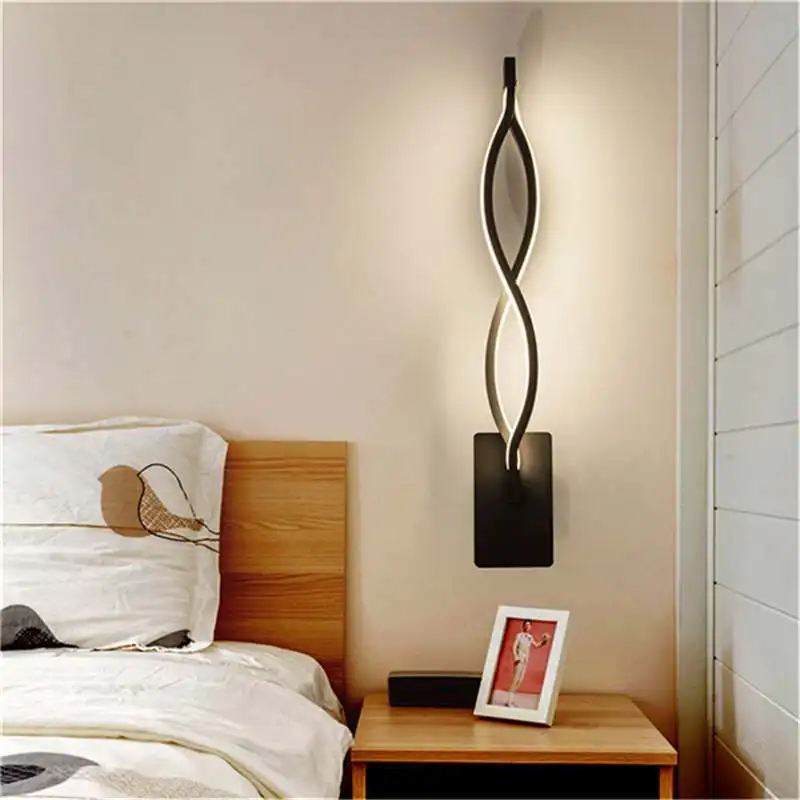 

Indoor Lighting Decor Luminaria Garland 16W Home Room LED Modern Wall Lamp Wall Sconce Bedroom Bedside Lamp Arts Fixture