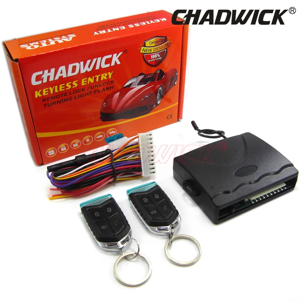 

Universal Keyless Entry System Power Central Locking with Remote Automobile Car Remote Central Kit Lock Unlock CHADWICK 608 8130