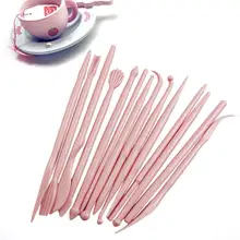 14 шт набор кухонных инструментов резьба Ножи посылка пластиковые торт с помады формы для выпечки DIY Кухня аксессуары Инструменты для тортов