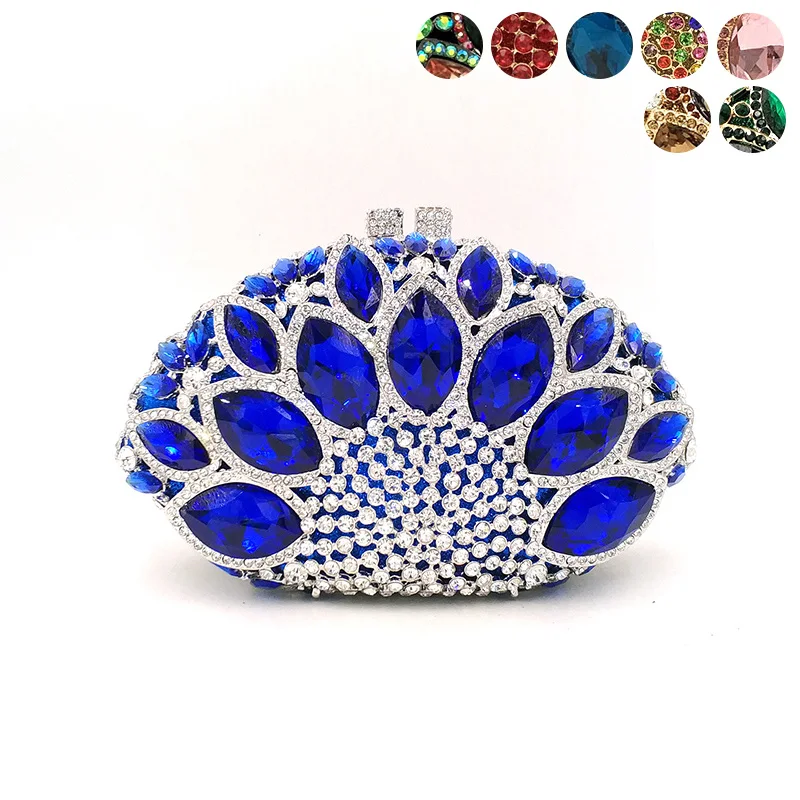 

Women evening party handbag diamonds crystal clutch luxury bridal wedding party wallet purses handbag crystal purses