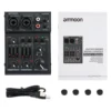 ammoon AGM02 Mini 2-Channel Sound Card Mixing Console Digital Audio Mixer 2-band EQ Built-in 48V Phantom Power for Broadcast ► Photo 2/6