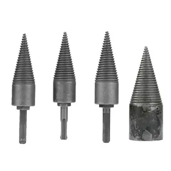 

Firewood Machine Drill Wood Cone Reamer Punch Driver Drill Bit Split Drilling Tools 145mm