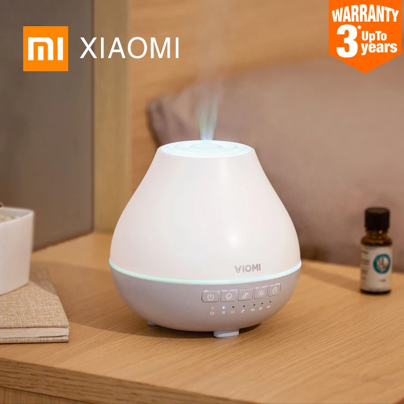 

Xiaomi Viomi 200ML Portable Ultrasonic Humidifier Air Aromatherapy Aroma Diffuser 4 Color Lights Warm Mist Timed Air Dampener