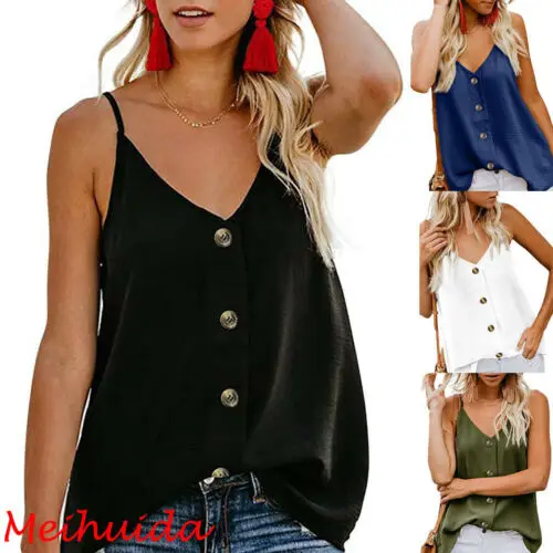

Crop Top Women Streetwear Ladies Summer Beach Vest Top Sleeveless Blouse Casual Loose Tank Top Shirt S-2XL Women Clothes 2019