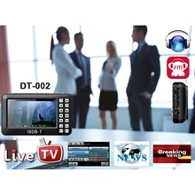 Портативный 4,3 дюймовый ЖК-телевизор isdb-t Full Seg Fm перезаряжаемый телевизор для живого кино музыки Fm в любое время США штекер