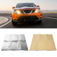 Автомобильный звукоизоляционный Поролоновый шумоизоляция автомобиля звукоизоляция хлопок 40*40 дюймов 10 мм теплоизоляционный коврик водостойкий автомобиль