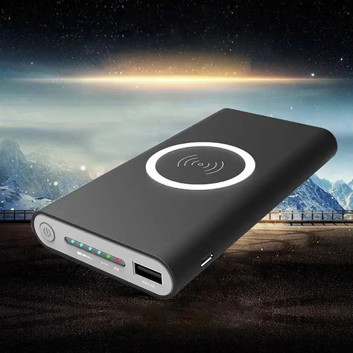 10000mAh Universal Portable Power Bank Qi Wireless Charger For i Phone Sam-sung S6 S7 S8 Powerbank Mobile Phone Wireless Charger 10000mAh Universal Portable Power Bank Qi Wireless Charger For i Phone Sam-sung S6 S7 S8 Powerbank Mobile Phone Wireless Charger