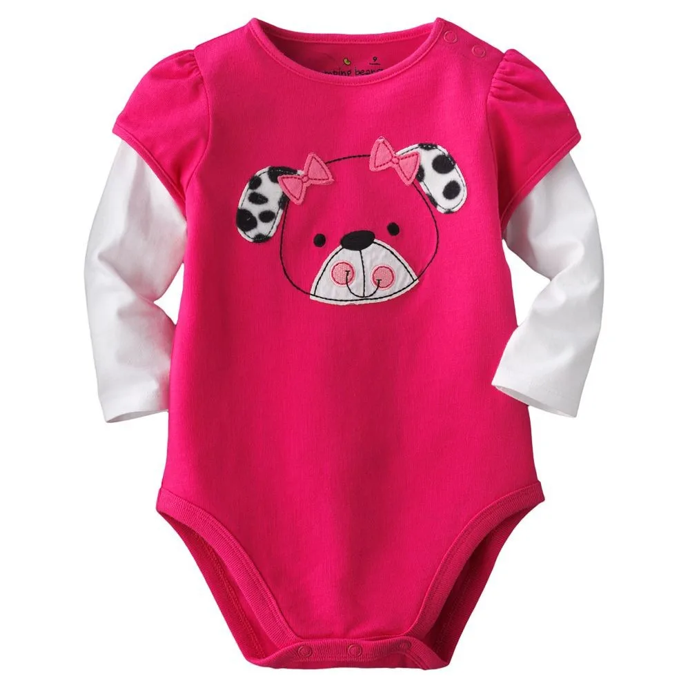 New 2019 High Quality Cotton Branded Bebe Newborn Baby Girl Clothing
