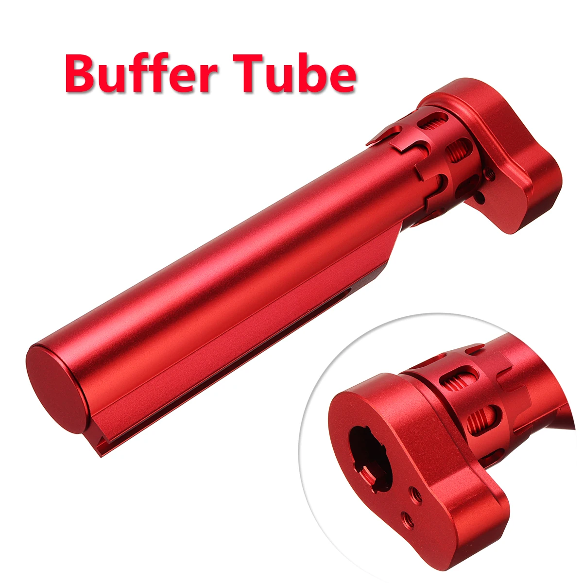 

Buffer Tube for JinMing 8th M4A1 Gel Ball Gearbox Accessories