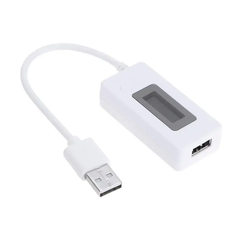 

LCD Screen USB Voltage Current Tester Portable Charger Battery Capacity Voltage Current Tester Meter Detector for Smartphone