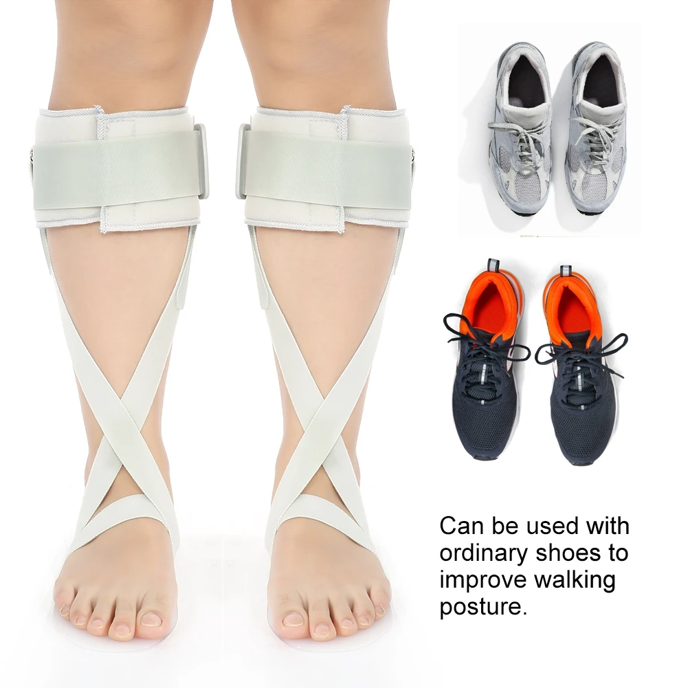 

Adjustable Foot Drop Orthosis Ankle Corrector Brace Support Protection Correction Splint Health Care