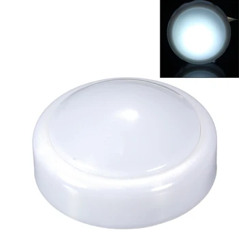 

0.3W 4.5V Push on Light Multi Purpose Cupboard Garage Stair Lamp Battery Powered Button Type sweet color nighlight emergency