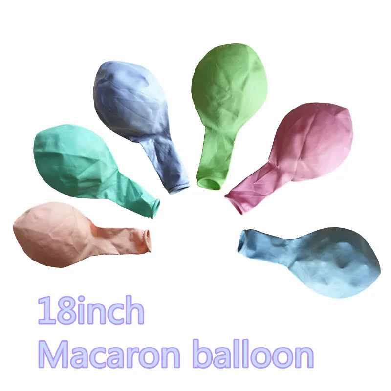 10 pcs/lots 18inch candy Macaron Latex balloons Helium Balloon For Party Wedding Birthday Home Decration | Дом и сад