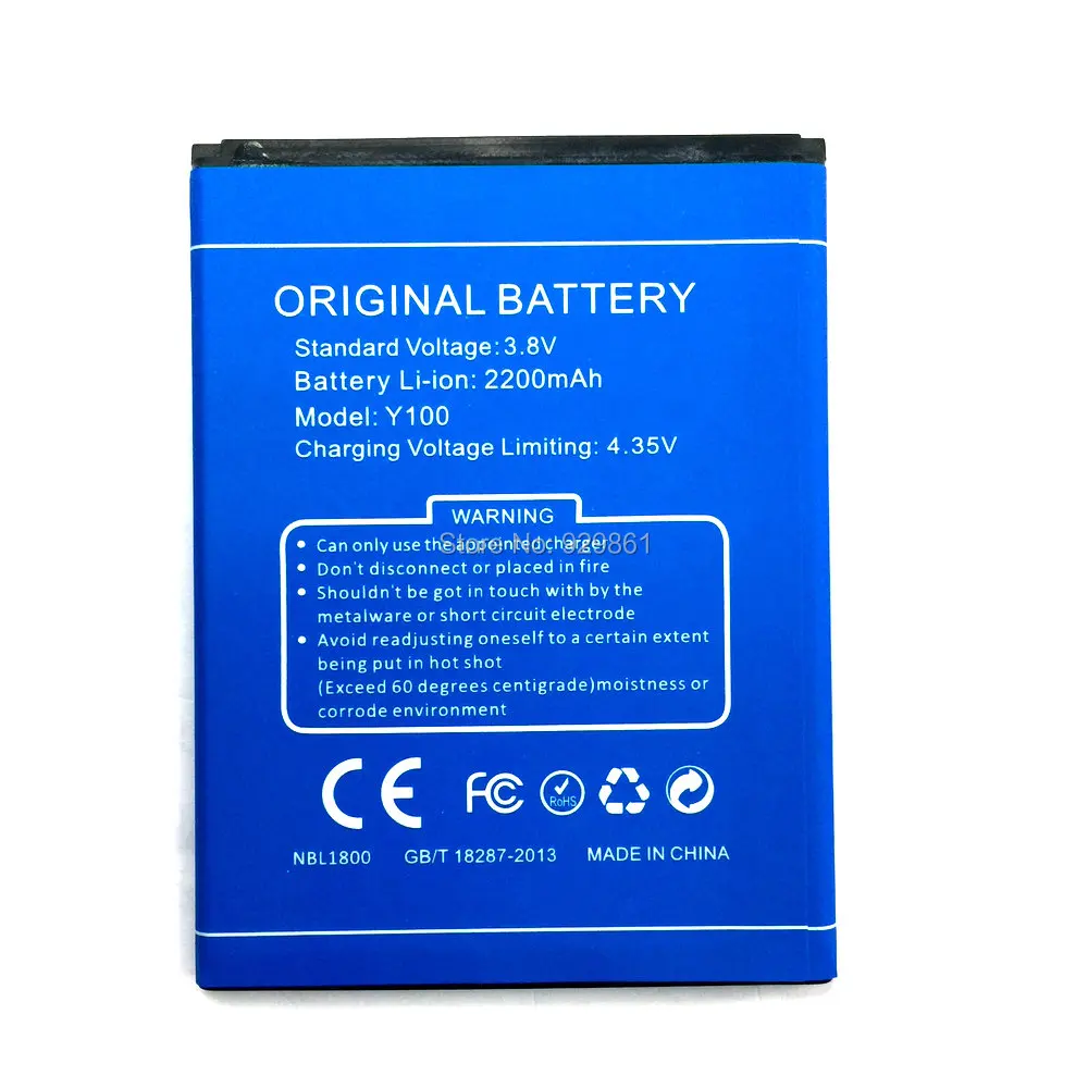 

QiAN SiMAi 2018 New Y100 2200mAh battery Replacement For Doogee Valencia 2 Y100 Pro Cell Phone in Stock +Track code