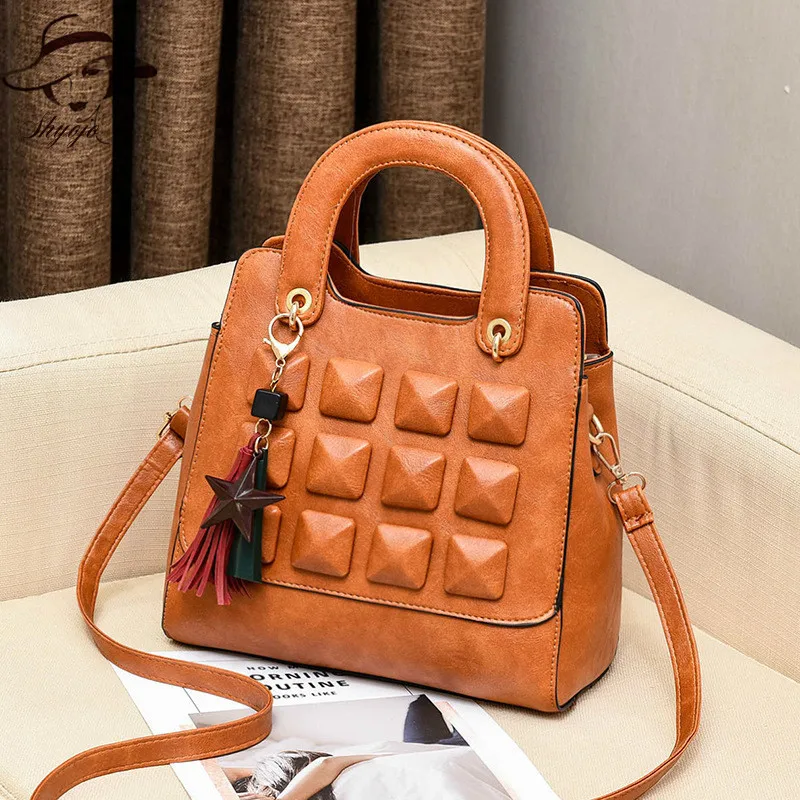 

2019 New Pattern Bag Woman Korean Finalize Design Sweet Fashion Handbags Ladies Messenger Single Shoulder Bag Shell Gril Purse