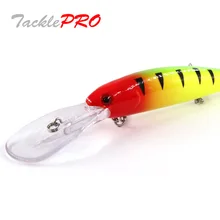 TacklePRO M65 Vobler 12 CENTÍMETROS de Peixe Artificial Isca De Pesca Minnow Iscas 20.1G mergulho Profundo 8m crankbaits Pesca Wobbler iscas