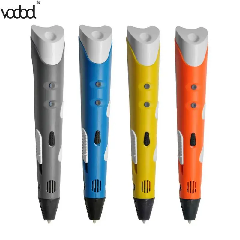 

1set Generation 3D Printing Pen Kids DIY Graffiti Painting Pen with 1.75mm ABS/PLA Filament Power Adapter Painting Drawing Brush