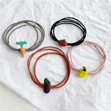 Заколки для волос, волосы круг прекрасный морковь головной убор маленькая свежая индивидуальная веревка для волос заколки для волос аксессуары для укладки волос