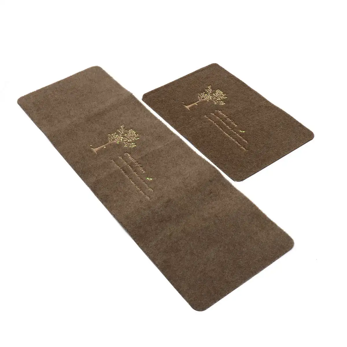 2PCS Kitchen Mat Anti-slip Modern Area Rugs Living Room Floor Balcony Bathroom Carpet Set Doormat Bath Mat in The Hallway