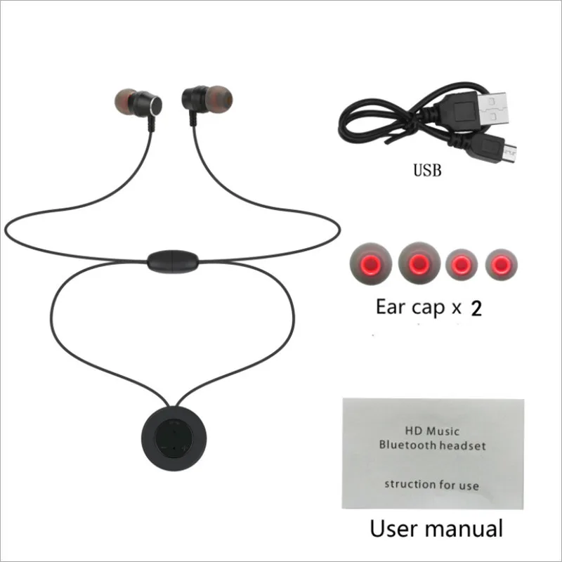 

New Magnetic Necklace Sports Bluetooth Headset Stereo Bluetooth 4.2