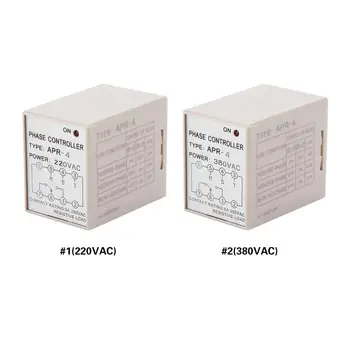 

solid state relay APR-4 Phase Loss Reverse Relay Phase Sequence Controller 10A 220/380VAC latching relay High Quality