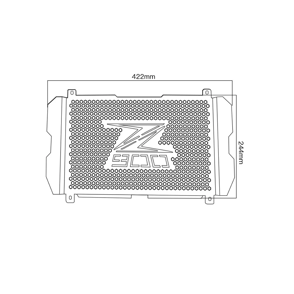 Аксессуары для мотоциклов решетка радиатора Защитная крышка из нержавеющей стали протектор для Kawasaki Z900