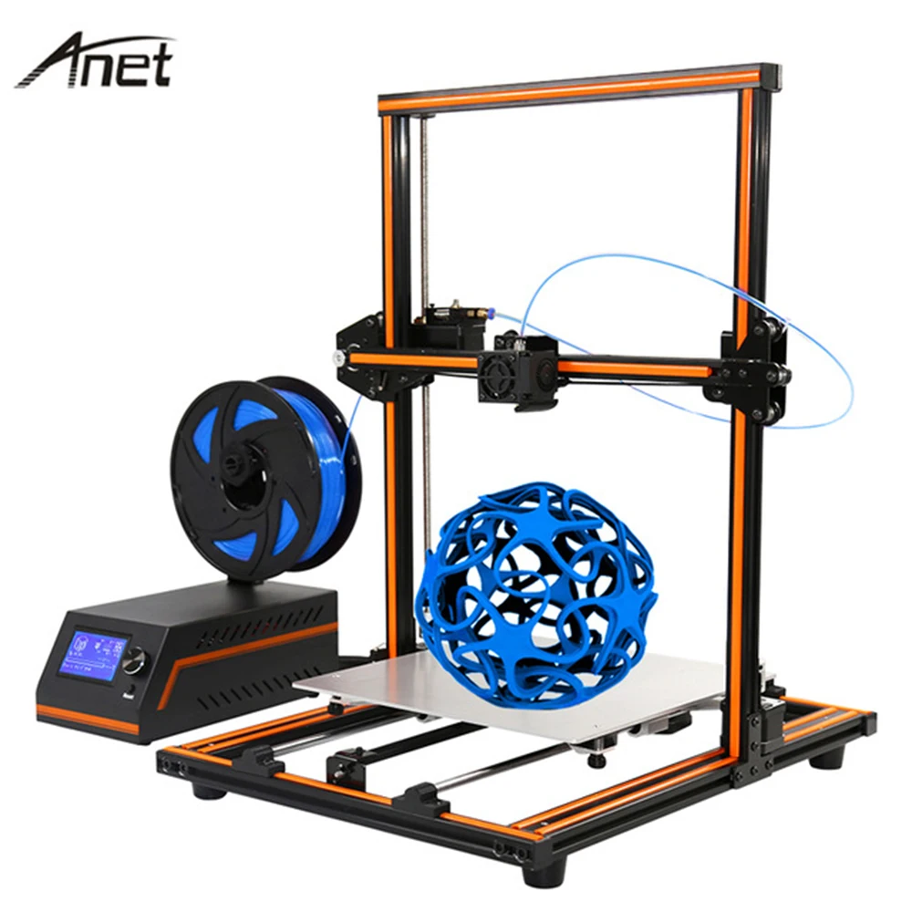 

Anet E12 Aluminum Frame Multi-language 3D Printer DIY Set With LCD Screen Support SD Card 3D Printer