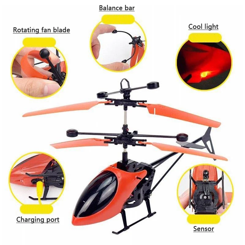 Mini RC drone Flying RC Helicopter Aircraft dron Infrared Induction LED Light Remote Control drone dron Kids Toys fast shipping