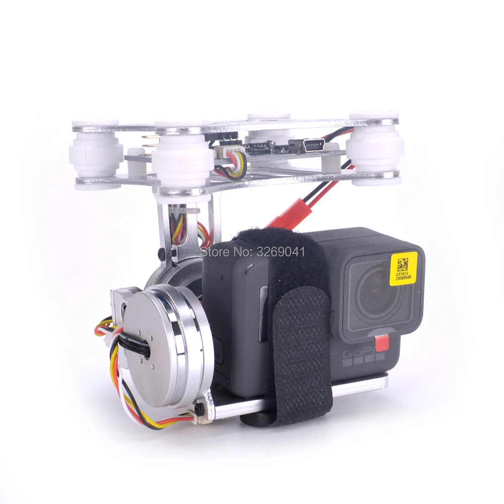 2 оси бесщеточный карданный легкий аэрофотосъемка Gimbal plug and play для DJI Phantom GoPro Hero 3 4 5 6 DIY Drone