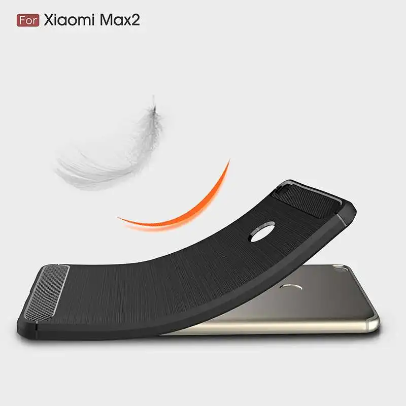 Mokoe mi модный Ударопрочный Мягкий силиконовый для Xiaomi mi Max 2 Чехол 6,4" для Xiaomi mi Max 2 Max2, чехол для телефона