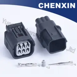 Черный 6 pin 6189-7040/6188-4908 (1,0) Мужской и Женский HV 040 герметичный водостойкий авто разъем мотоцикл хвост свет разъем