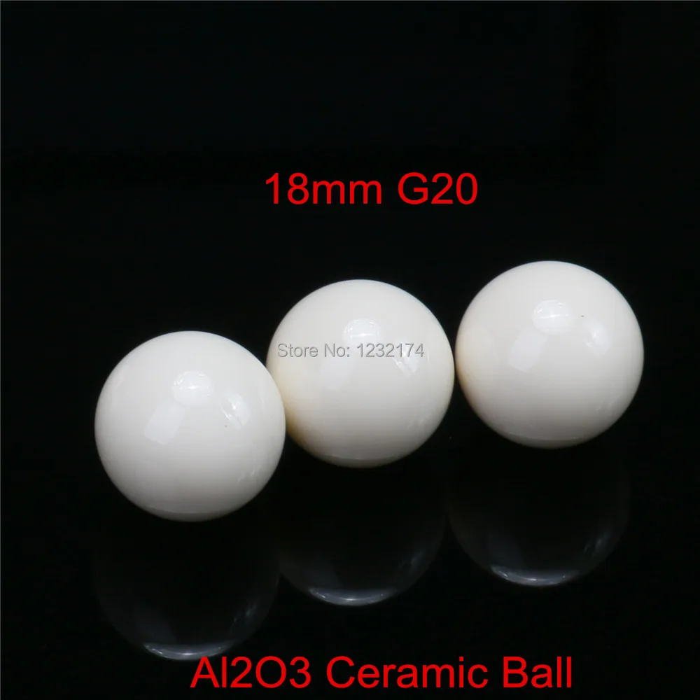 

18mm Alumina Oxide Ceramic Ball Al2O3 G20 5PCS Used for Bearing Pump,Valve,Flow-Meter 18mm Ceramic Ball