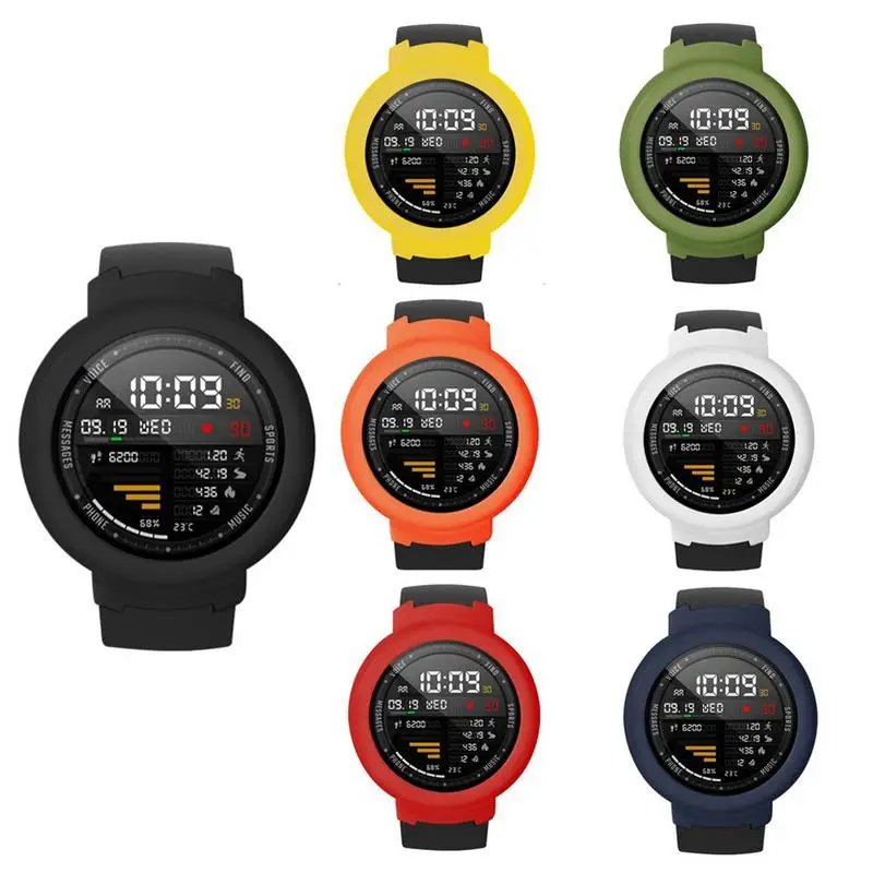 

Watch Case For Huami Watch 3 Sport Colorful Super Light Thin PC Hard Protection Bumper Full Case Cover Case Wearable Devices