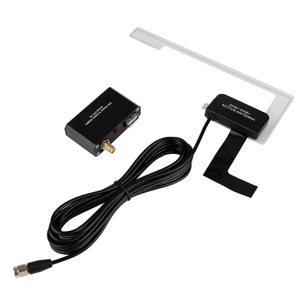 Автомобильный мультимедийный комплект DAB с антенной приемником и коробкой USB