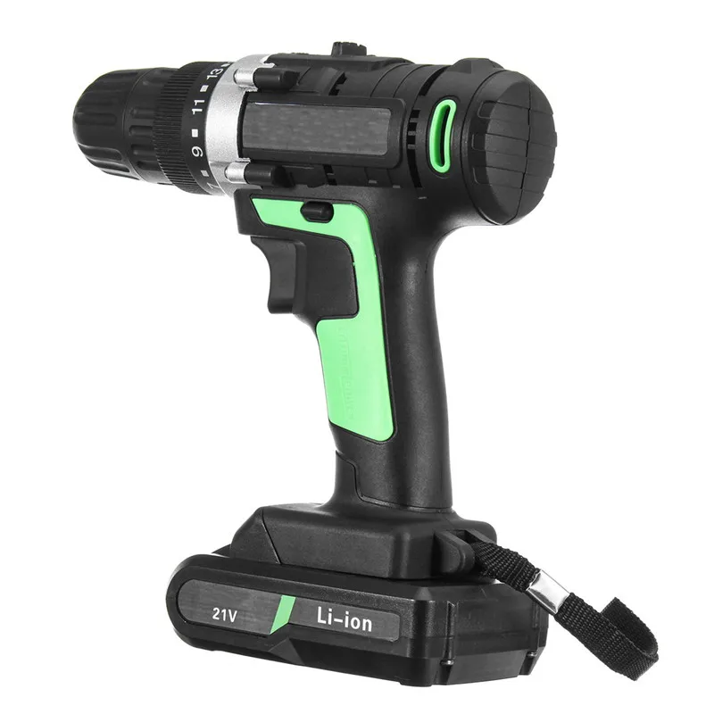 

21V Electric Screwdriver Lithium-ion Battery Rechargeable Cordless Electric Drill Hole Screwdriver Driver Power Tool LED Light
