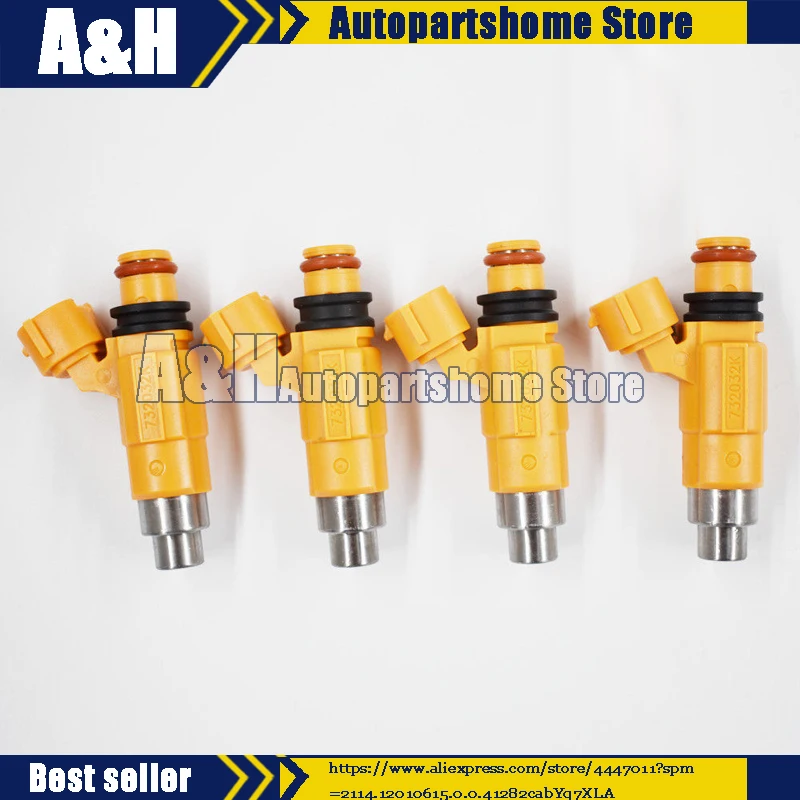 4 Pcs Fuel Injector 63P 13761 00 00 CDH275 Fit for Yamaha F150 Outboard