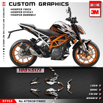 

KUNGFU GRAPHICS Motorbike Graphic Design Vinyl Wrap Sticker Set Decal Kit Adhesive for KTM DUKE 390 2017 2018 2019 DUKE390