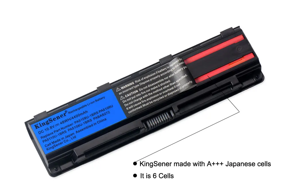 Kaufen KingSener Japanischen Handy PA5109U PA5109U 1BRS Batterie für Toshiba C40 C45 C50 C50D C55 C55D C55DT C55T C70 C75DT PA5110U PABAS272