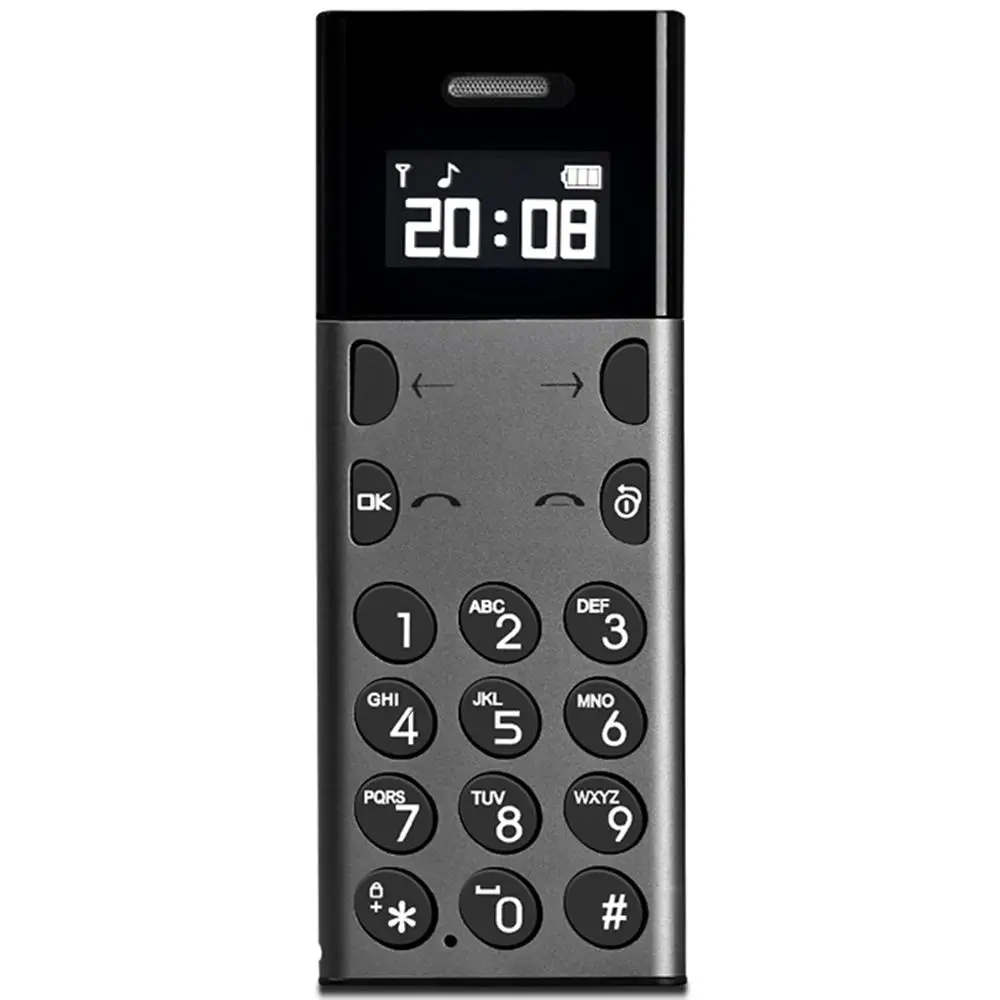 Новый AEKU A5 2G многофункциональный мобильный телефон 0 96 дюйма MTK6261D 32 Мб