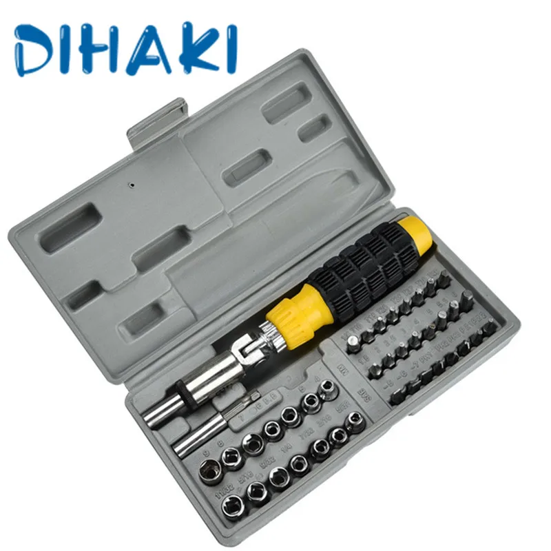 

38 PCS/Set Multi-function Screwdriver Bit With Magnetic Holder Home Appliances Repair Hand Tools Kit Screwdriver Set