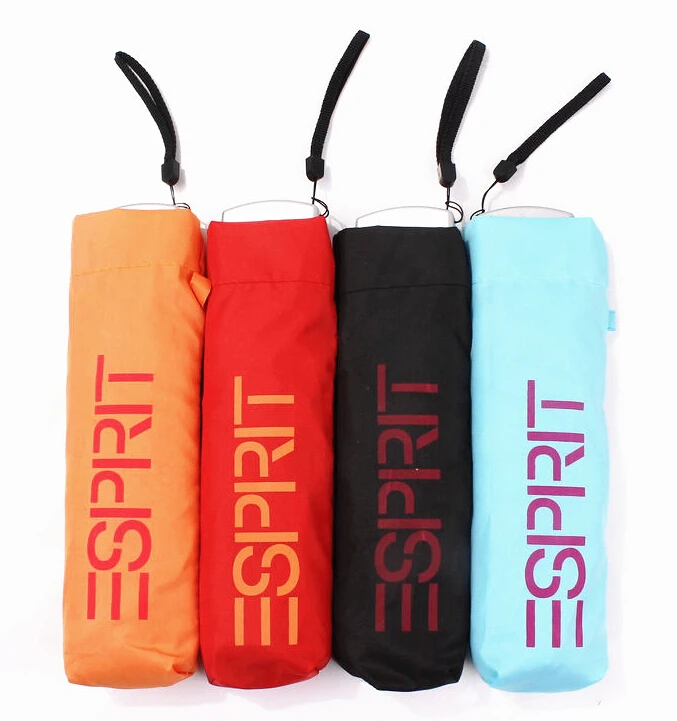 

Small Pocket Folding Pencil Umbrella Super Light Sunny and Rainy Prevention Guarda Chuva 4 Colors