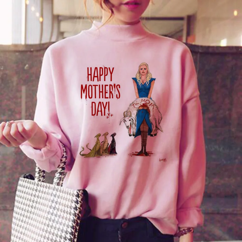 

khaleesi hoodies women sweat shirt female oversized kawaii sweatshirt female ulzzang kawaii