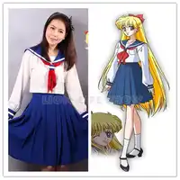 Japanse Anime Sailor Venus Cosplay Kostuum matrozenpakje Schooluniform Jurk Sailormoon Aangepaste XXS-XXXL