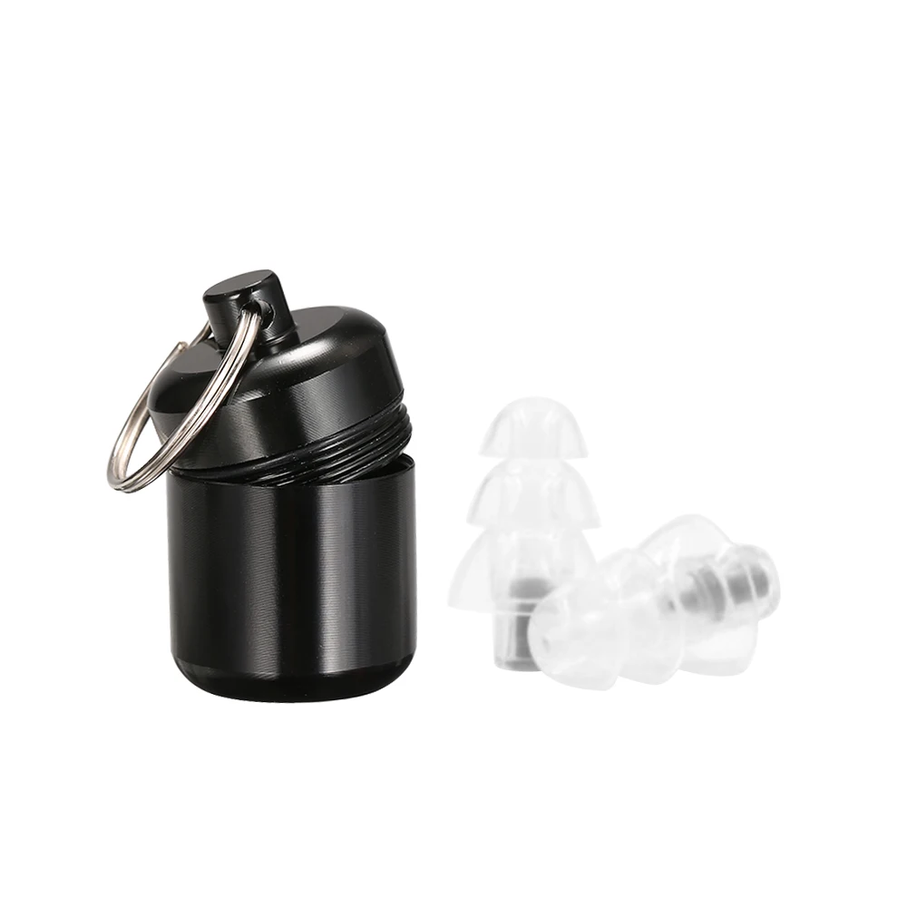 1Pair Noise Cancelling Ear Plugs Silicone Earplugs Hearing Protection