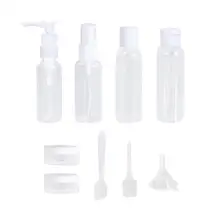 Набор туалетных бутылок для путешествий, прозрачный косметический макияж, жидкие контейнеры с инструментами